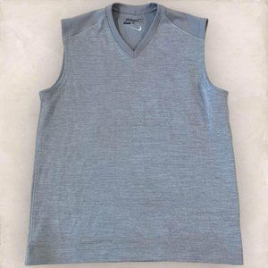 Nike Golf Sweatshirt Vest Men’s Size Medium Gray V-Neck Dri-Fit Tour Performance